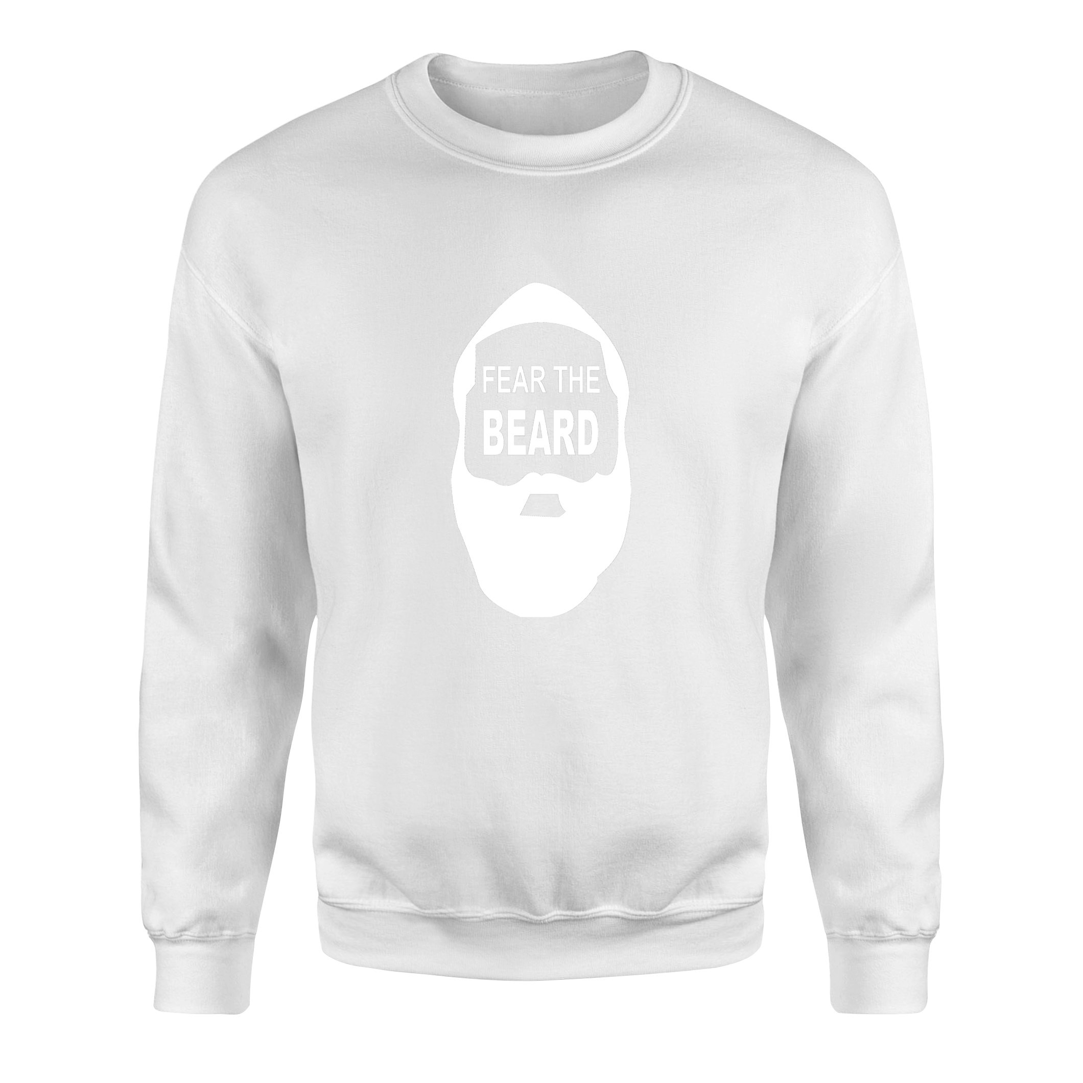 Fear the Beard | James Harden W Sweatshirt S - Beyaz