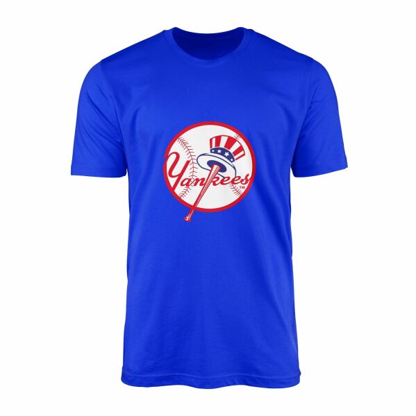 NY Yankees Uncle Sam Tişört XL - Mavi