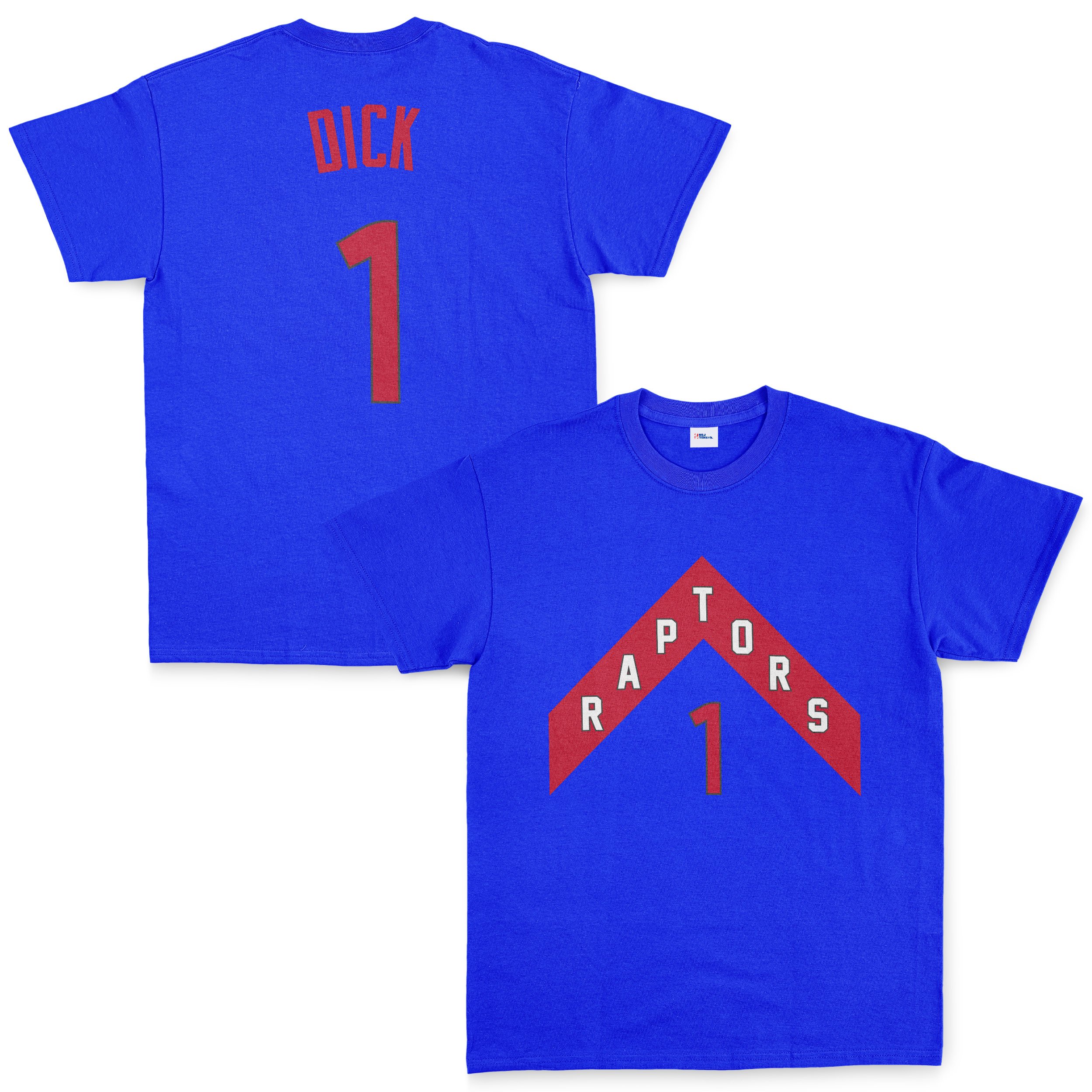 Gradey Dick 1 Raptors Jersey Tişört XL - Mavi