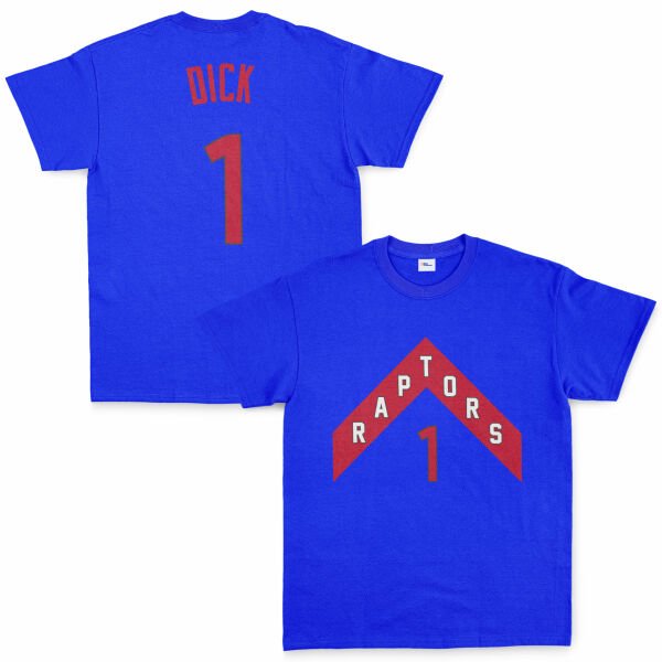 Gradey Dick 1 Raptors Jersey Tişört XL - Mavi
