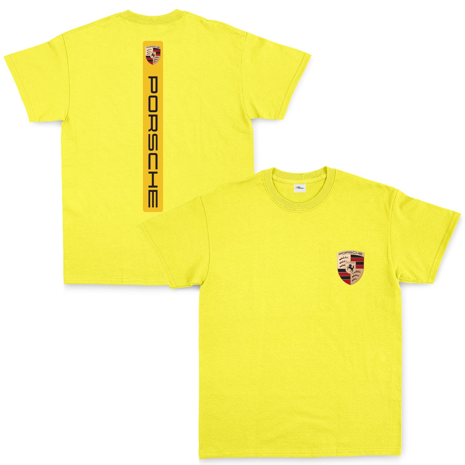 Porsche V Graphic Racing Yellow Tişört S - Sarı