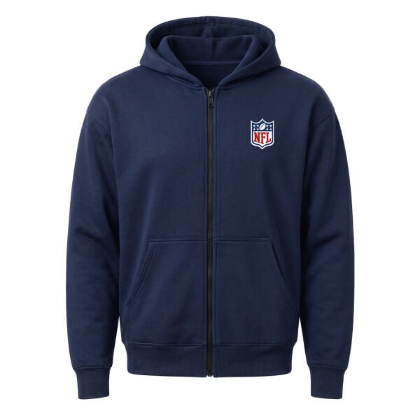 NFL Fermuarlı Kapüşonlu Sweatshirt