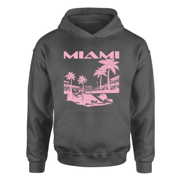 Miami Track Hoodie S - Füme