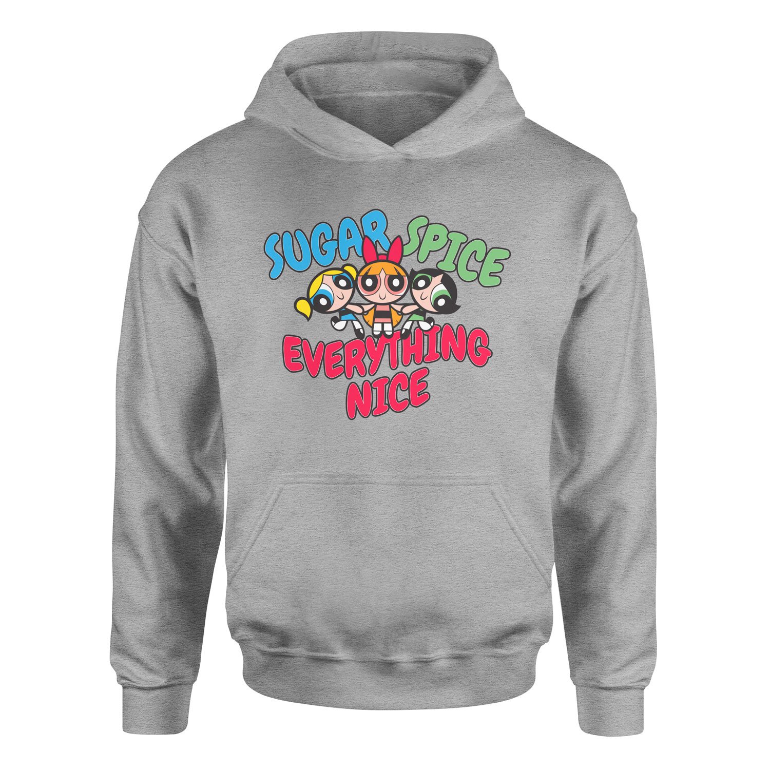 Sugar, Spice & Everything Nice Hoodie XL - Gri