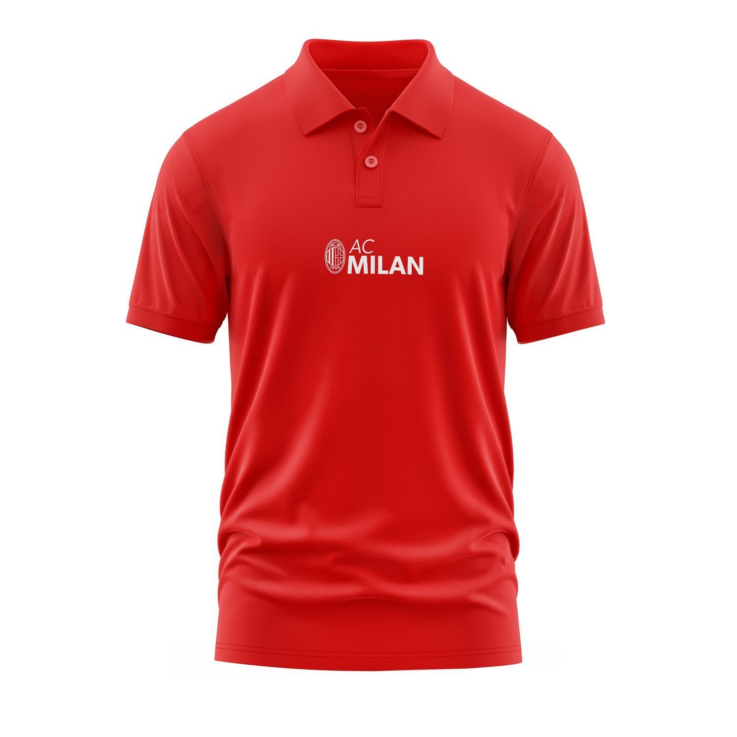AC Milan Heritage Polo Tişört L - Kırmızı