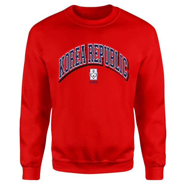 Kore Cumhuriyeti 2026 Varsity Sweatshirt XL - Kırmızı