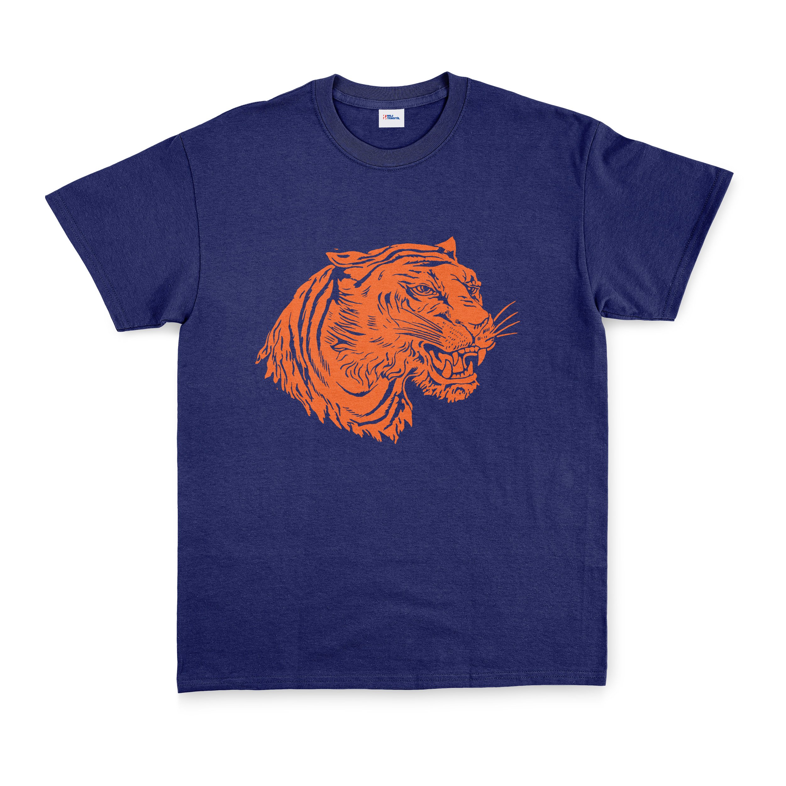 Clemson Tiger Print Tişört M - İndigo Mavisi
