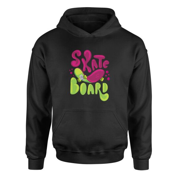Dripping Skate Hoodie S - Siyah