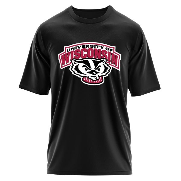 Wisconsin Badgers Oversize Tişört L - Siyah
