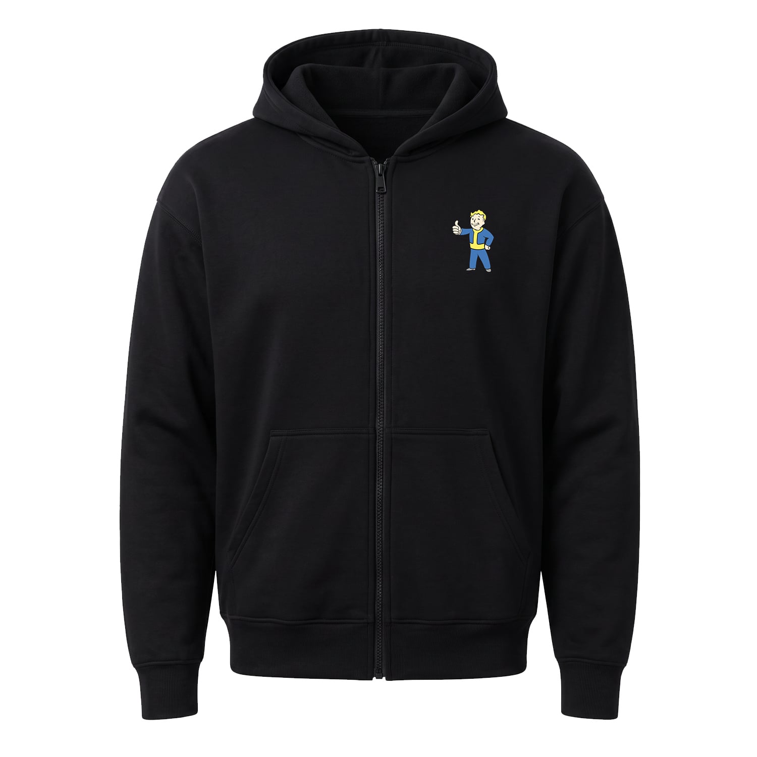 Vault Boy Fermuarlı Kapüşonlu Sweatshirt