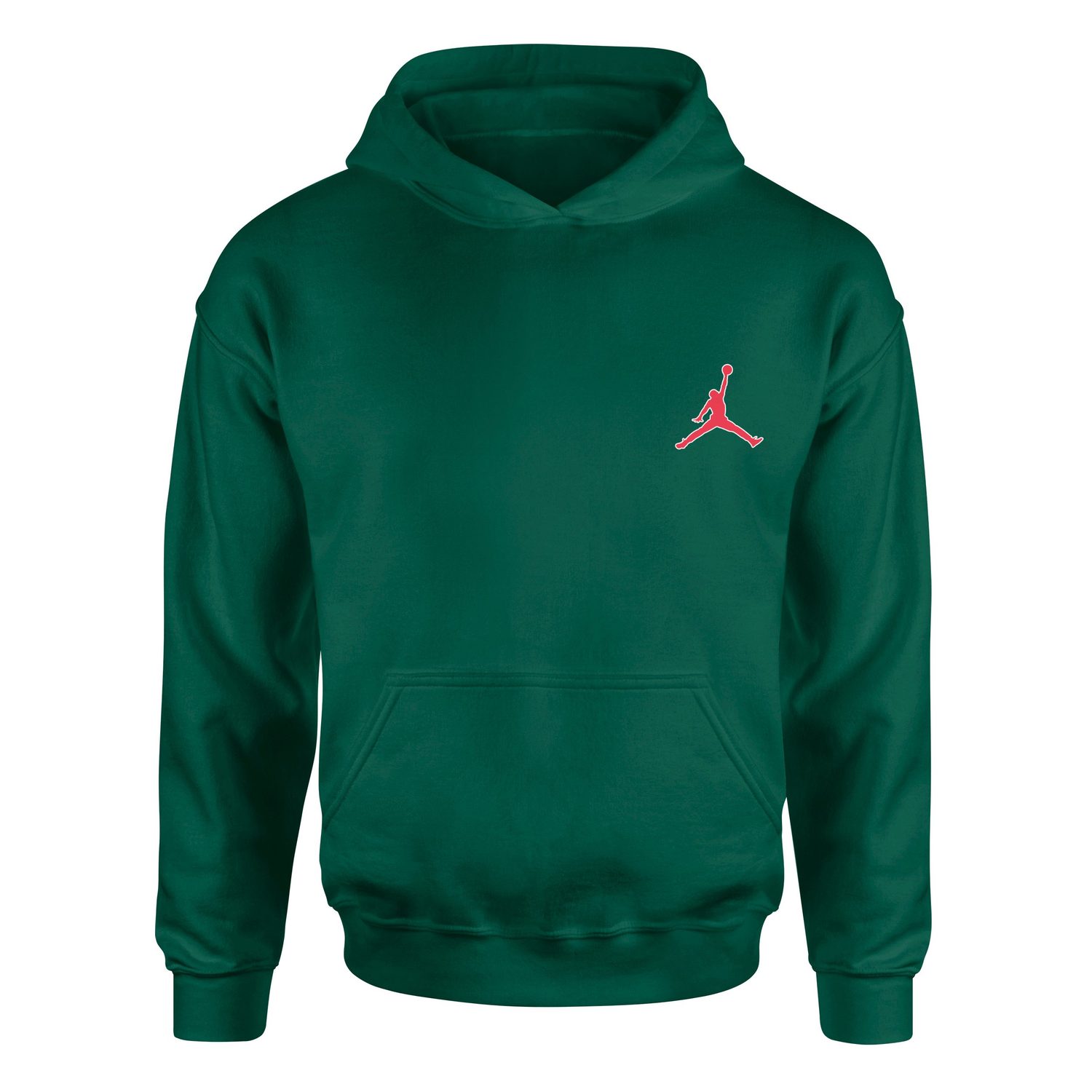 Air Jordan Red Stroked Hoodie M - Nefti Yeşili | OUTLET