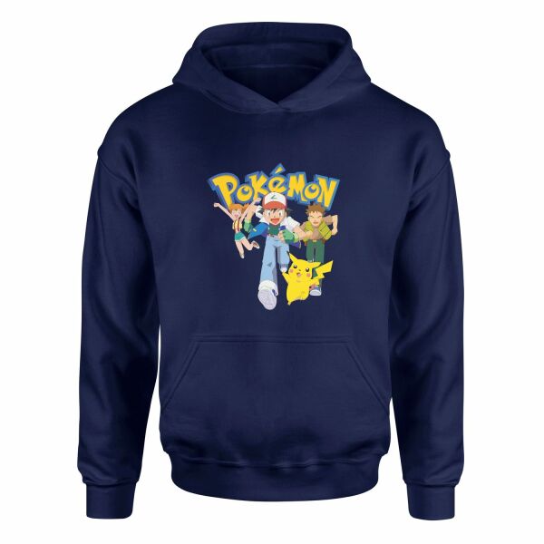 Pokemon Gotta Catch ’em All Hoodie L - İndigo Mavisi
