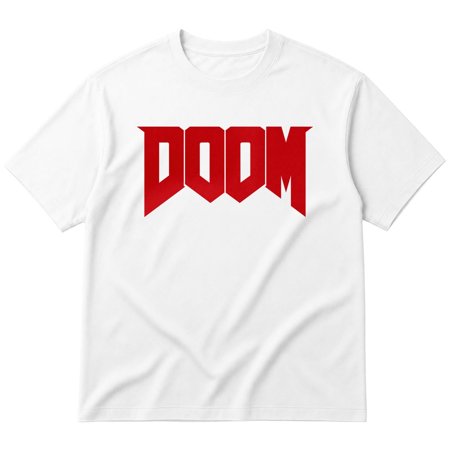 DOOM Oversize Tişört XL - Beyaz