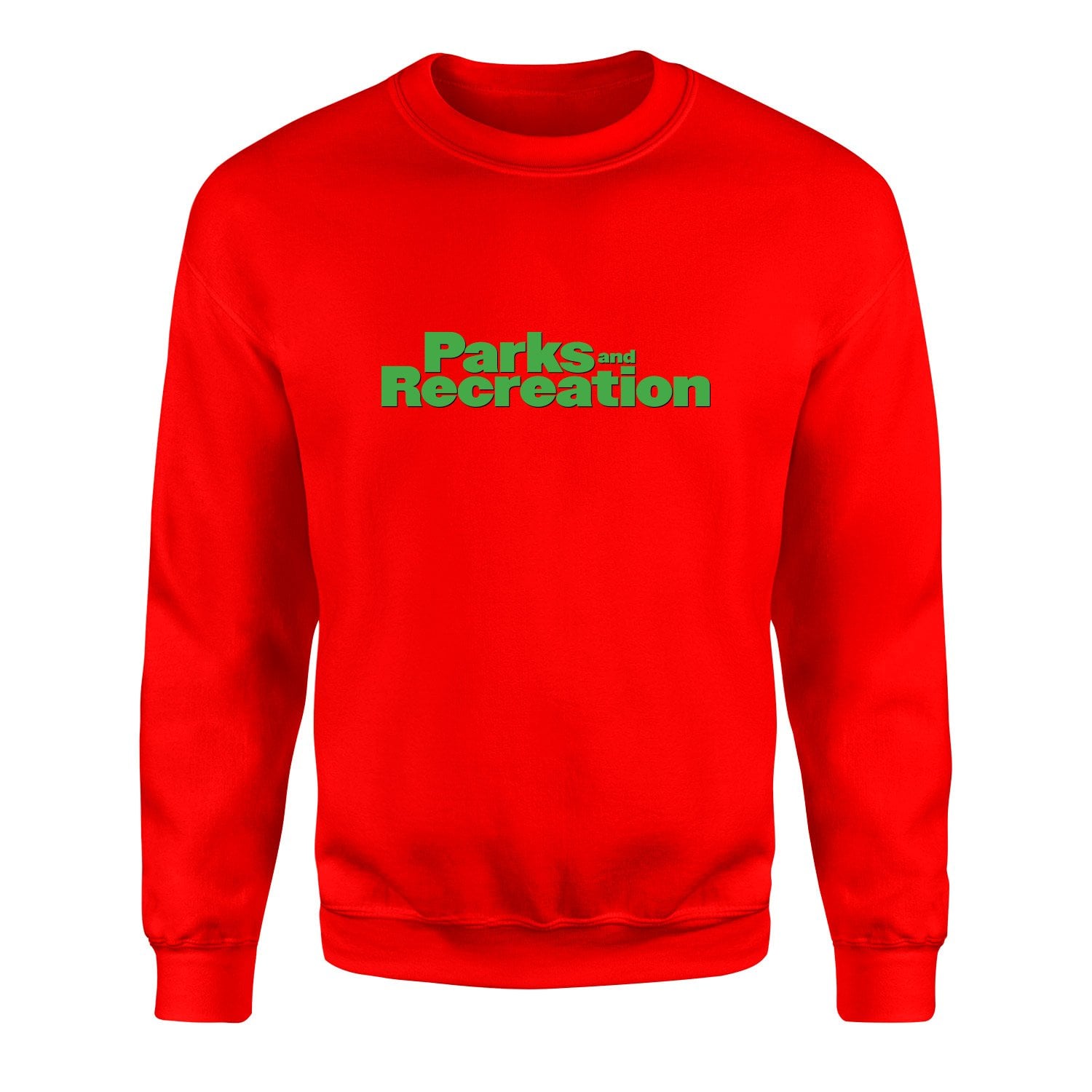 Parks and Recreation Sweatshirt XXL - Kırmızı