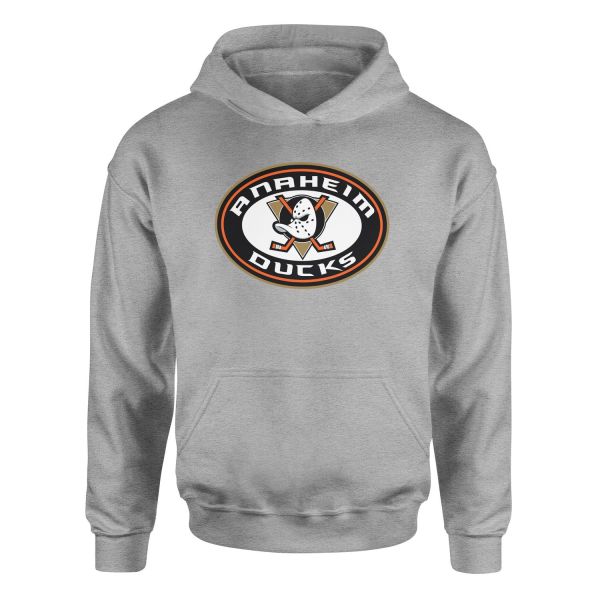 Anaheim Ducks Hoodie L - Gri