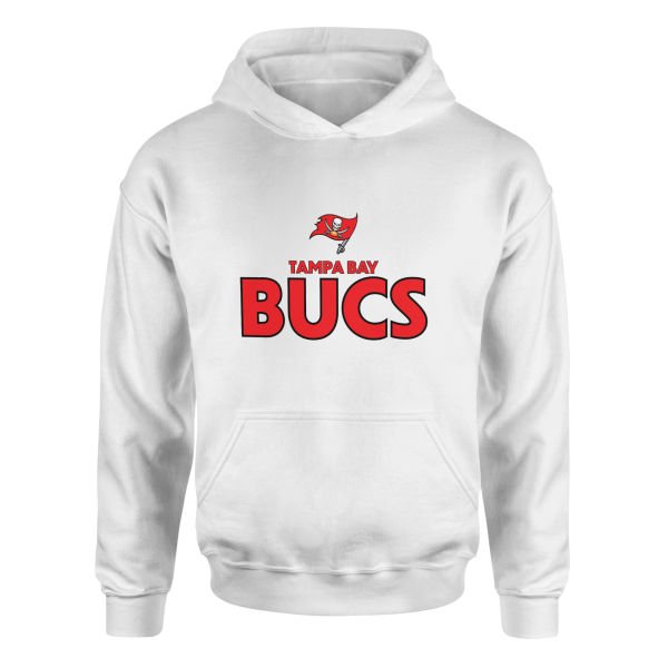 Tampa Bay BUCS Hoodie L - Beyaz