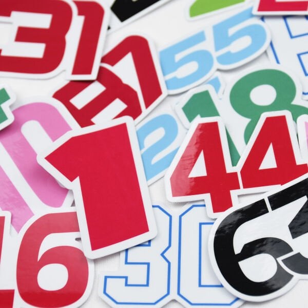 Racing Drivers Yarışçı Numaraları 2025 Sticker Paketi