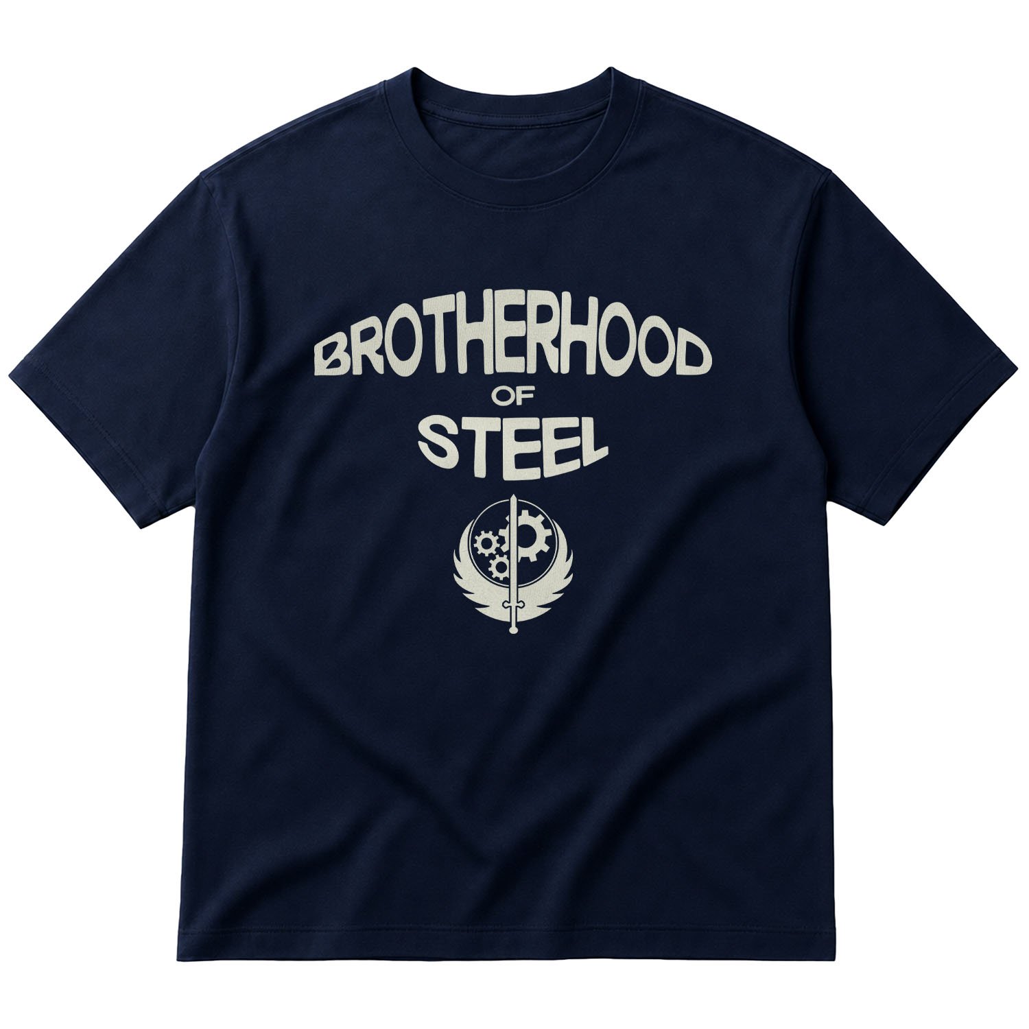 Brotherhood of Steel Oversize Tişört L - İndigo Mavisi