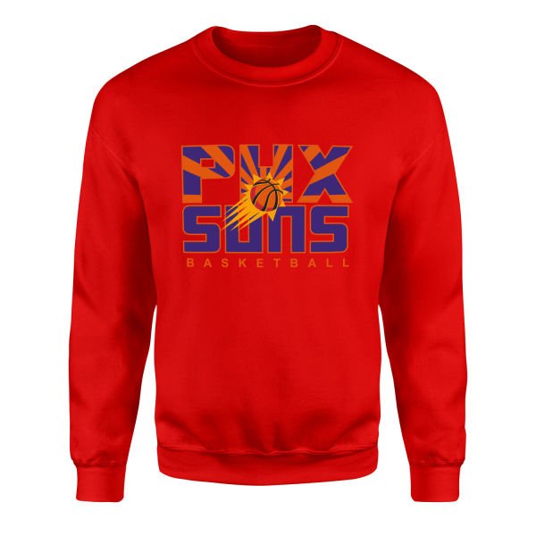 PHX Suns Sweatshirt XXL - Kırmızı