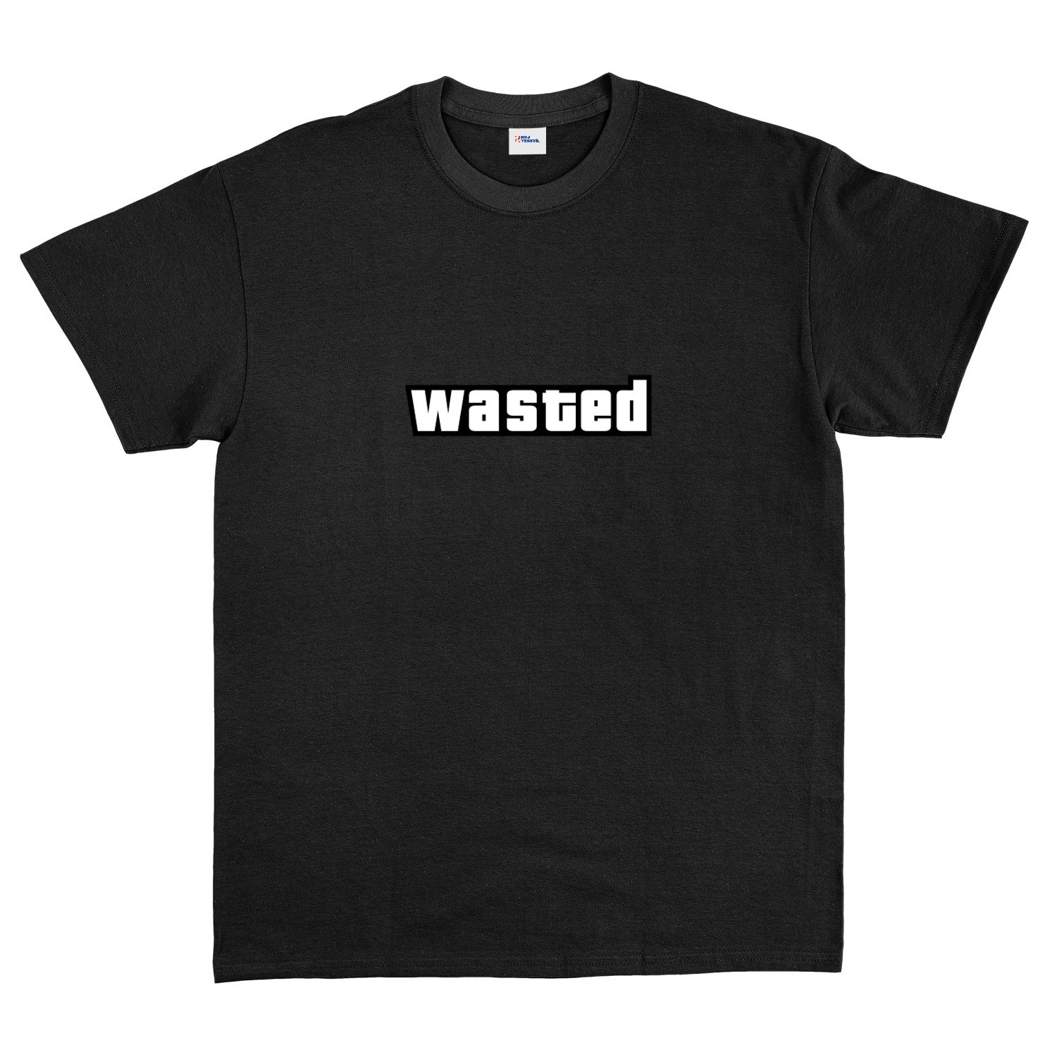 Wasted | GTA Tişört M - Siyah