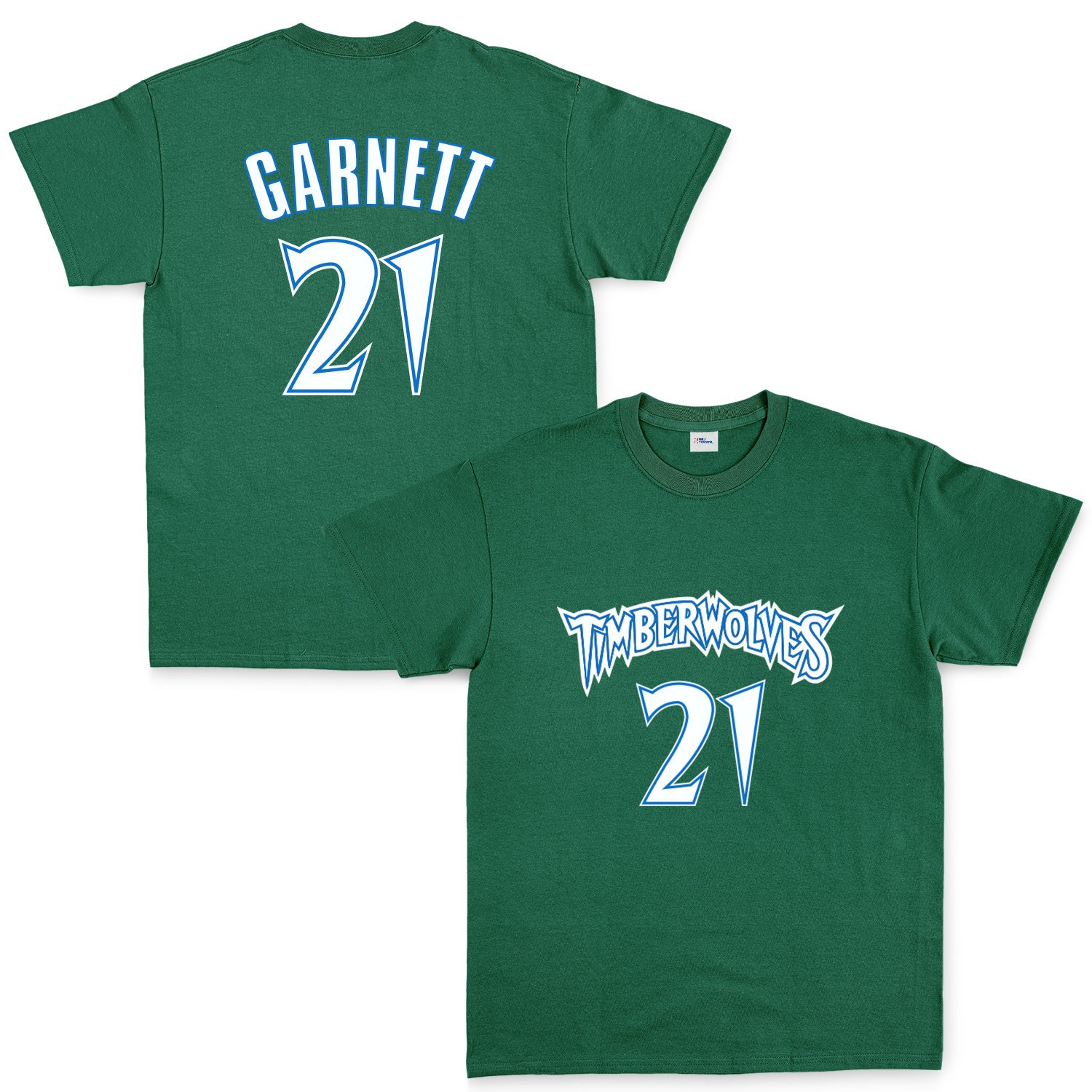 Kevin Garnett 21 THRBCK Forma Tişört L - Nefti Yeşili