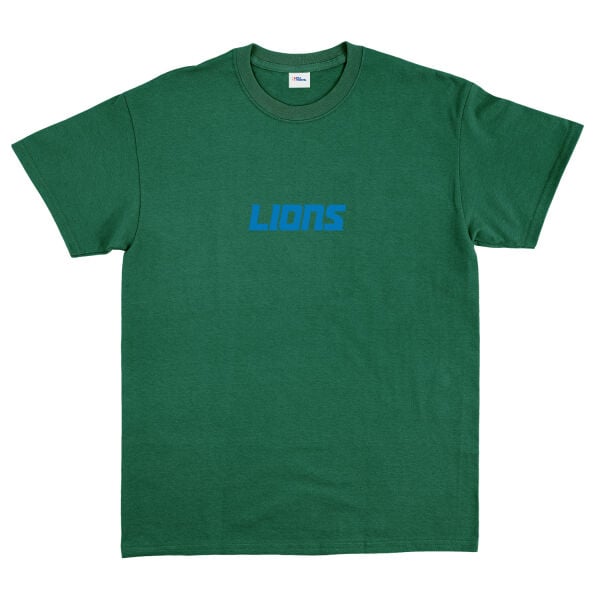 DET LIONS Iconic Tişört XL - Nefti Yeşili