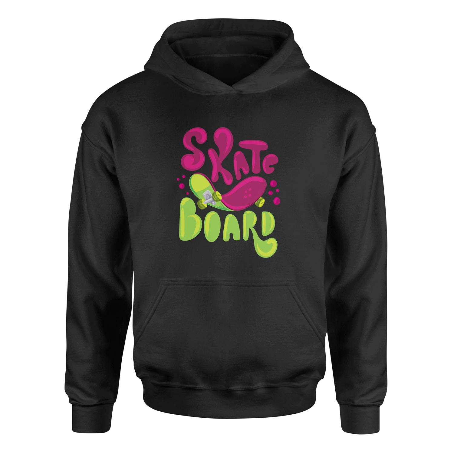 Dripping Skate Hoodie M - Siyah