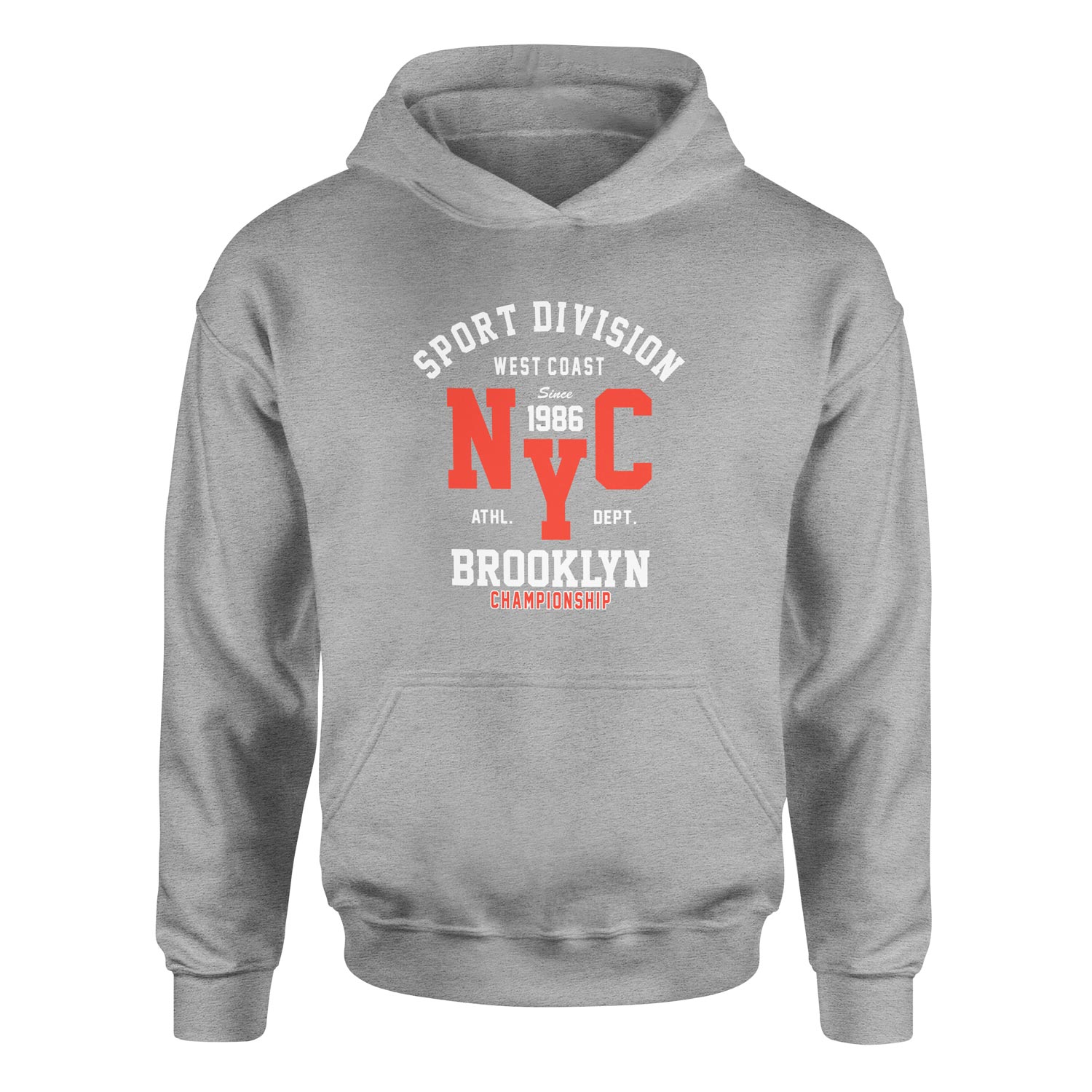 NYC West Coast SD Hoodie XL - Gri
