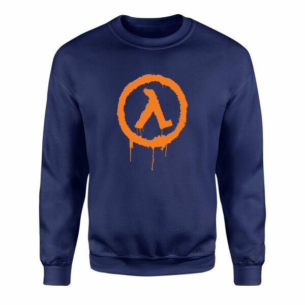 Half-Life Spray Sweatshirt S - İndigo Mavisi