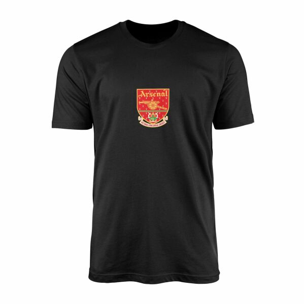Victoria Concordia Crescit | Arsenal Football Club Tişört S - Siyah