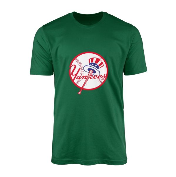 NY Yankees Uncle Sam Tişört S - Nefti Yeşili