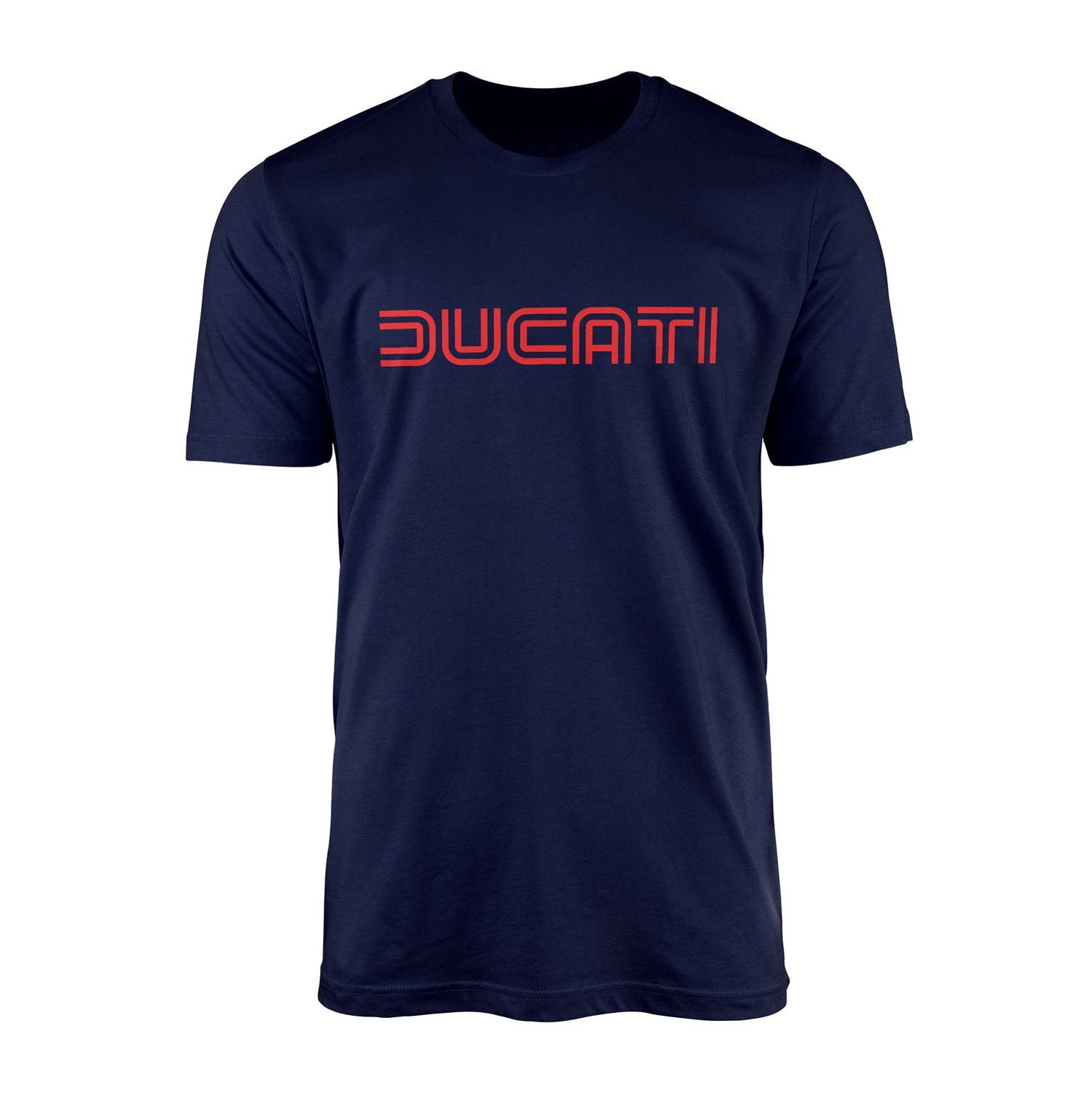 Ducati Racing Lines Tişört L - İndigo Mavisi