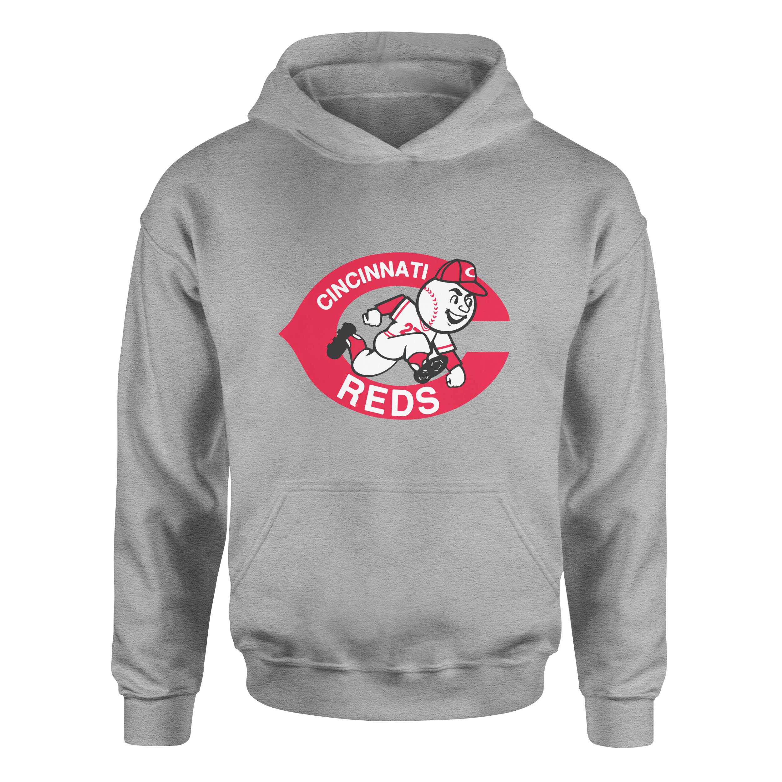 Cincinnati Reds | Mr. Red 80’s Hoodie XL - Gri