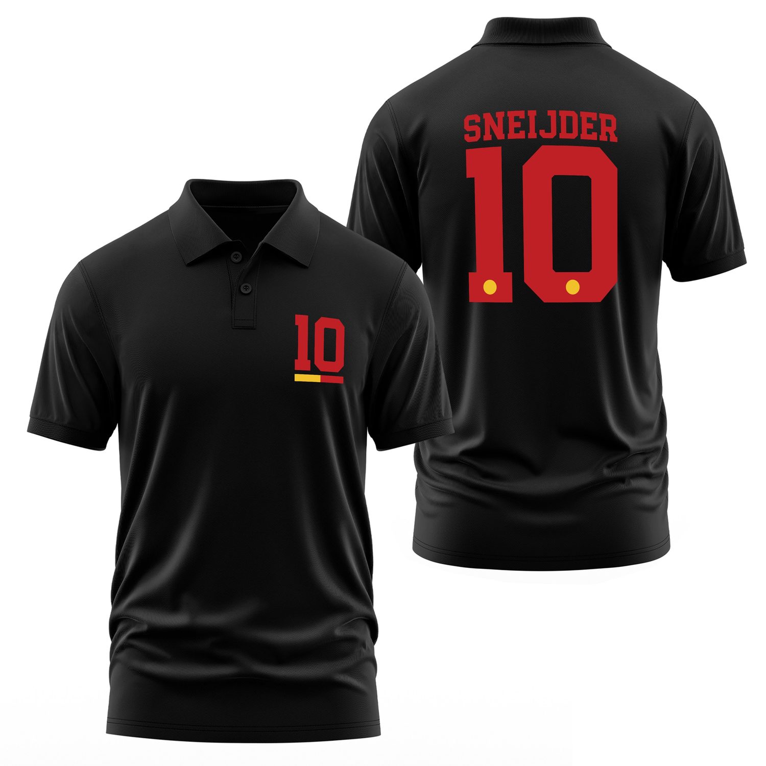 Wesley Sneijder Forma Polo Tişört L - Siyah