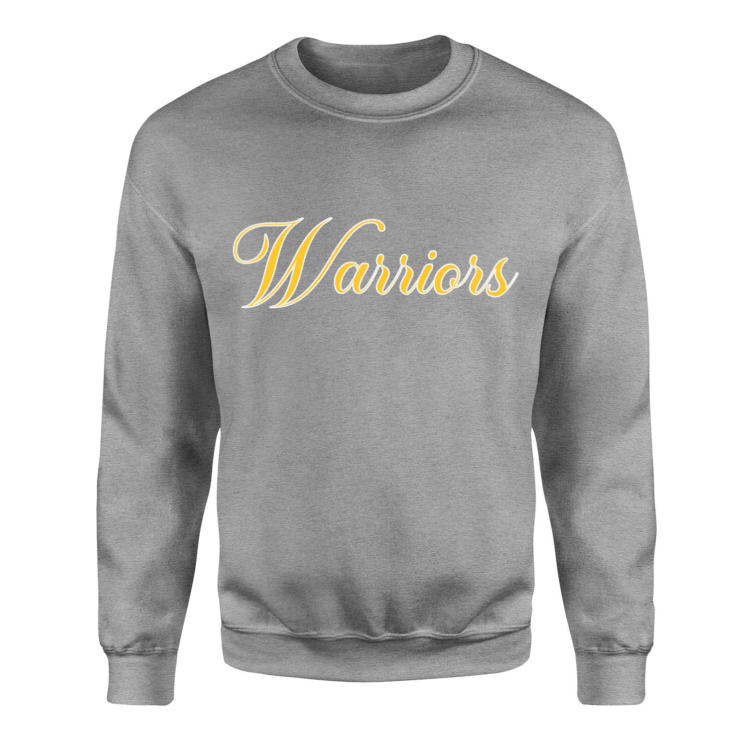 Warriors Cursive Sweatshirt S - Gri