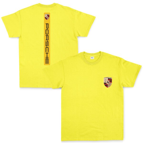 Porsche V Graphic Racing Yellow Tişört L - Sarı