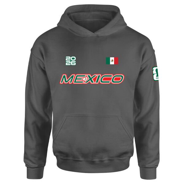 Meksika 2026 Hoodie L - Füme