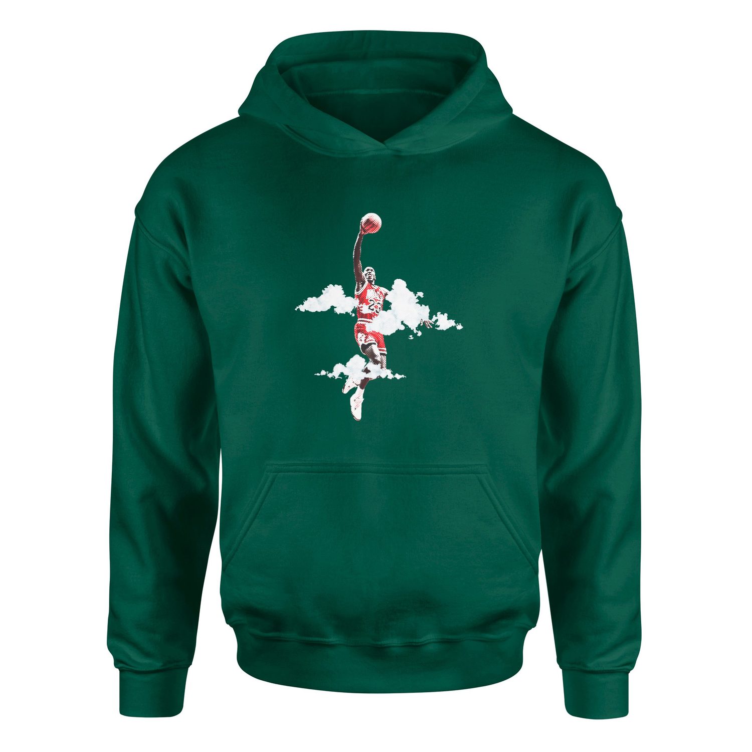 His Airness Hoodie S - Nefti Yeşili