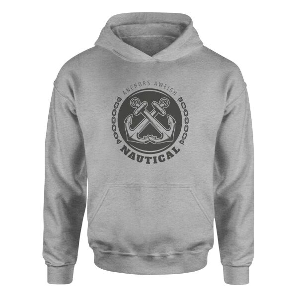 Anchors Aweigh Denizci Hoodie M - Gri