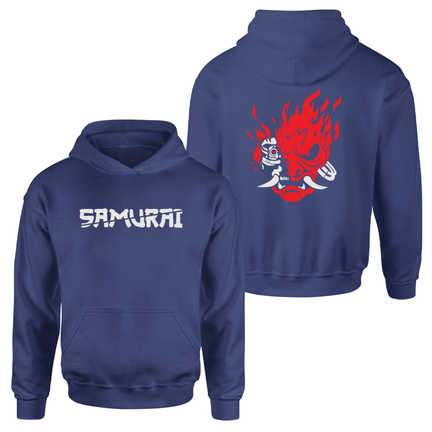 Wake Up, Samurai | CYBERPUNK Hoodie XL - Lacivert