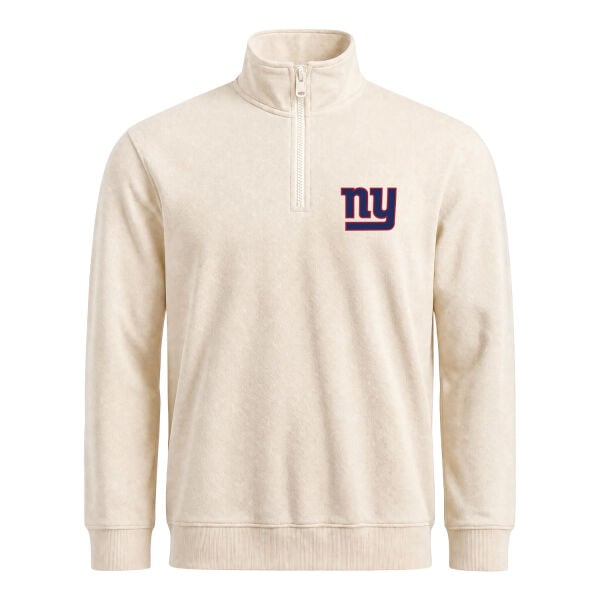 New York Giants Yarım Fermuarlı Sweatshirt