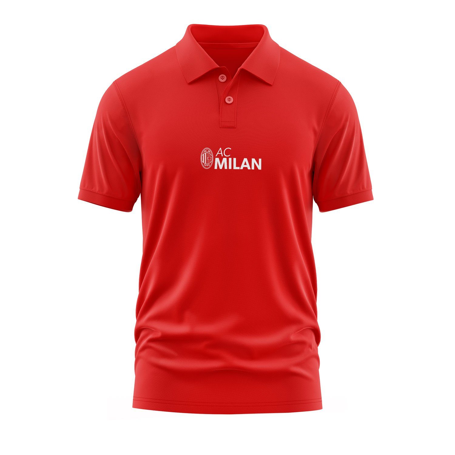 AC Milan Heritage Polo Tişört M - Kırmızı
