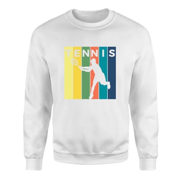 Tennis Sweatshirt XL - Beyaz | OUTLET