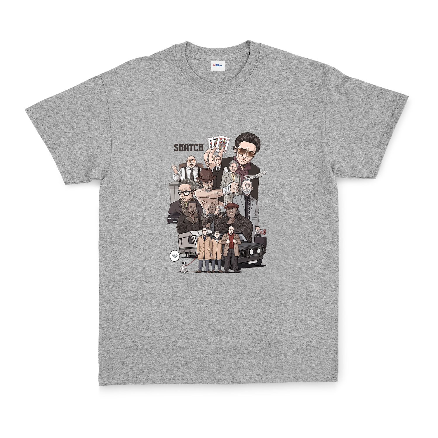 Snatch Movie Tişört L - Gri