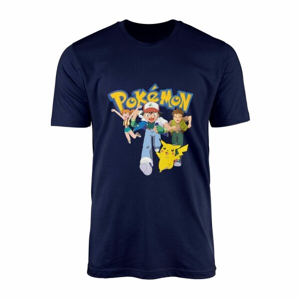 Pokemon Gotta Catch ’em All Tişört S - İndigo Mavisi