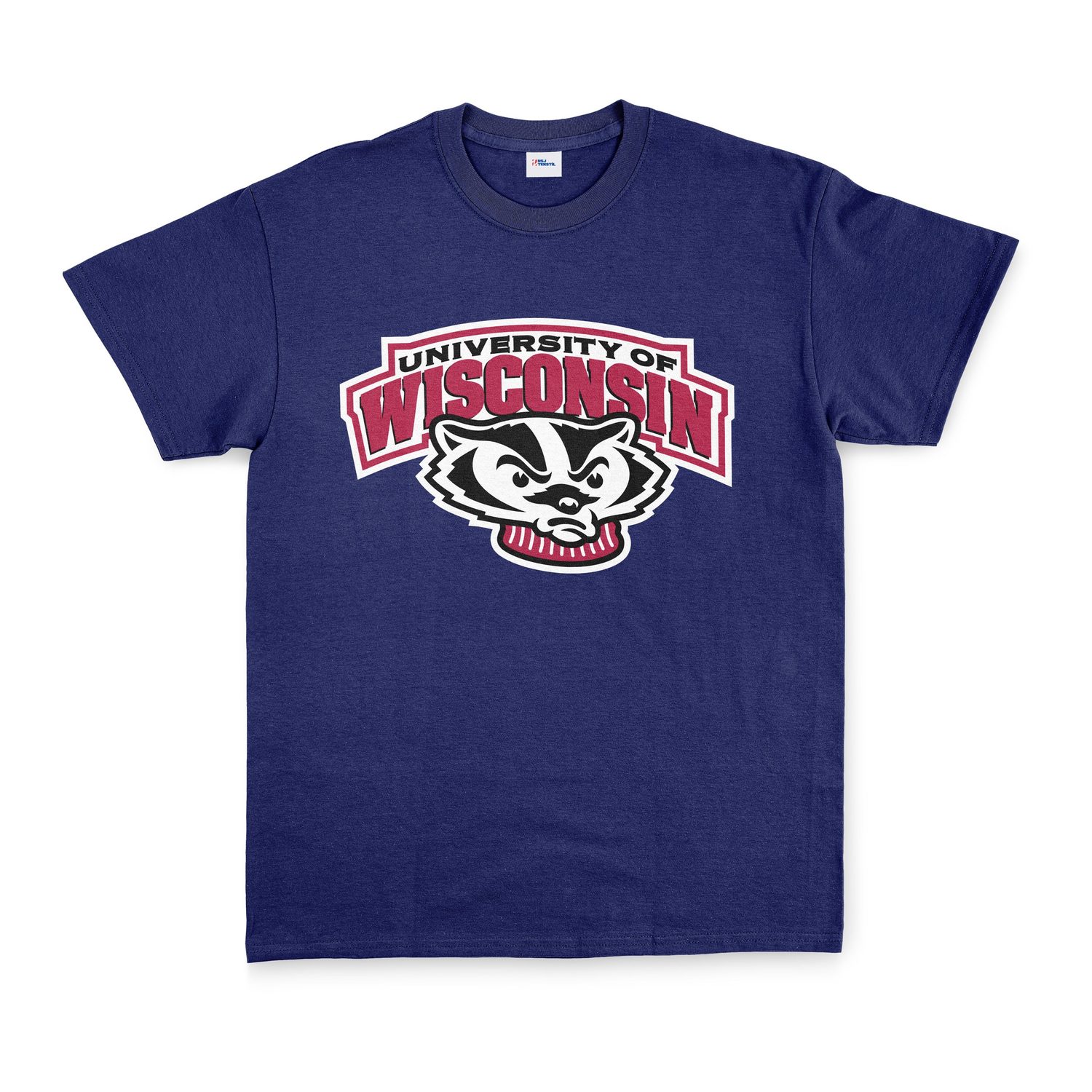 Wisconsin Badgers Tişört L - İndigo Mavisi