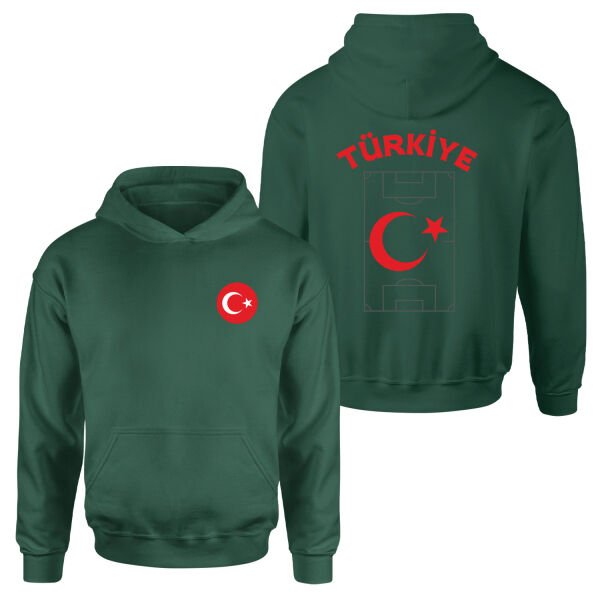 Türkiye Dünya Kupası 2026 Hoodie L - Nefti Yeşili