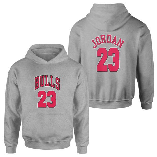 Michael Jordan 23 Forma Hoodie S - Gri
