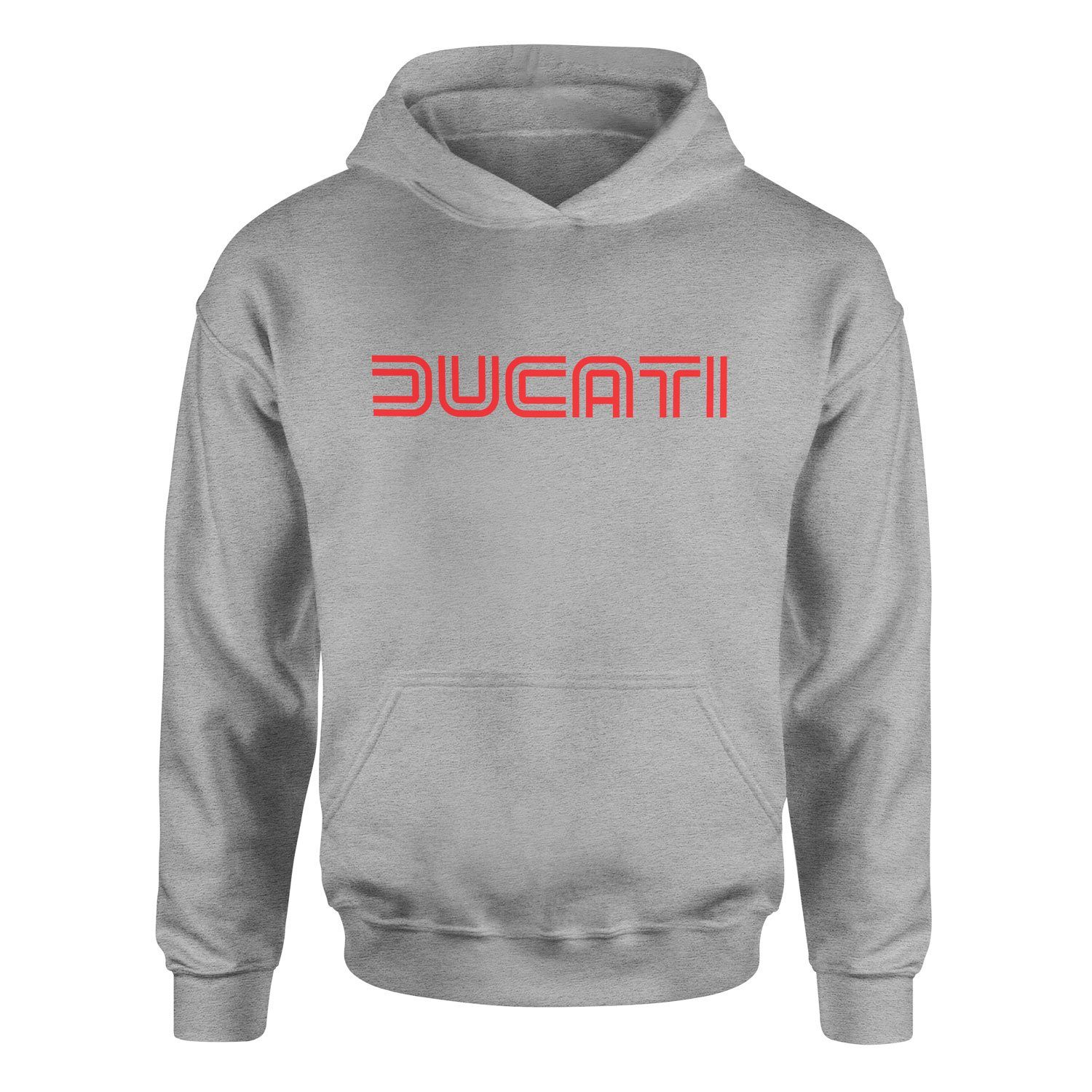 Ducati Racing Lines Hoodie XL - Gri