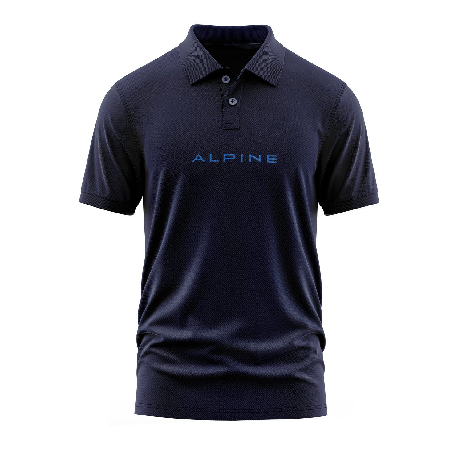 ALPINE Polo Tişört S - İndigo Mavisi